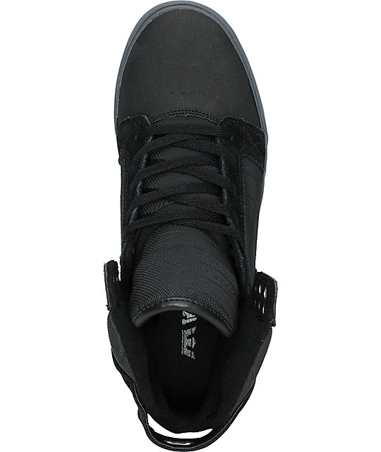 Supra Skytop Black TUF  Grey Skate Shoes  Zumiez