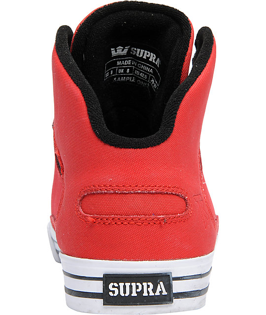 Supra TK Society Mid Red Tuf  Shoes  Zumiez