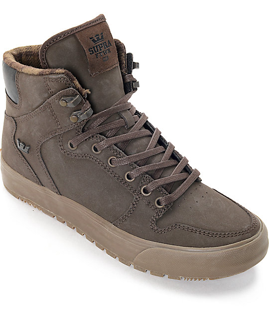 Supra Vaider Cold Weather Brown & Gum Boots at Zumiez : PDP