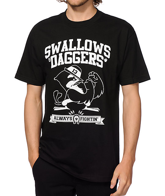 Swallows & Daggers Always Fighting T-Shirt | Zumiez