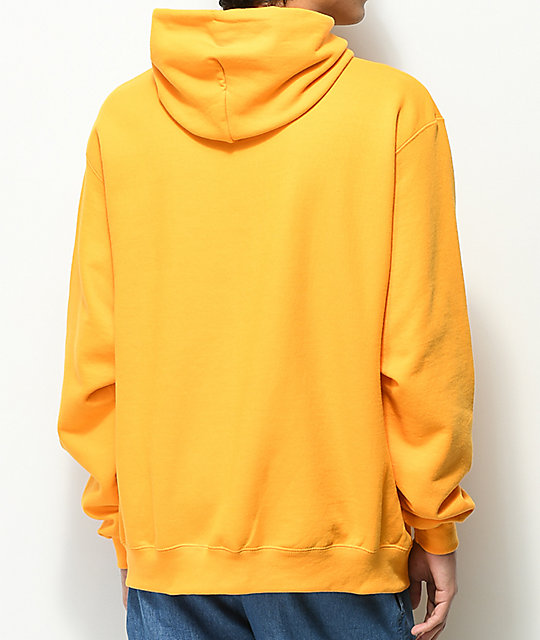 yellow blank hoodie
