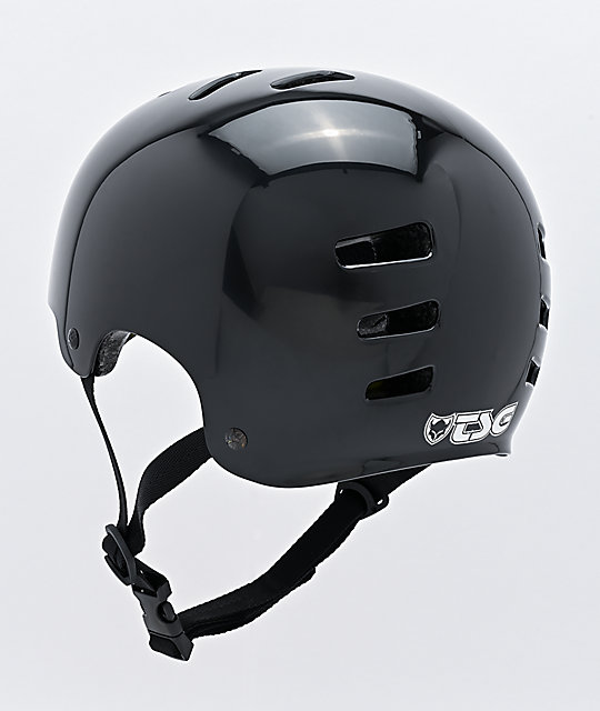 TSG Certified Evolution Injected Black Skate Helmet | Zumiez