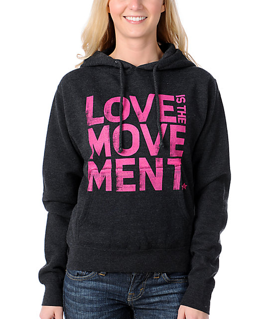 TWLOHA Love Is The Movement Grey Pullover Hoodie | Zumiez