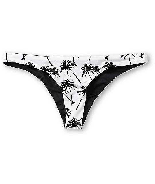 black and white bathing suit bottoms