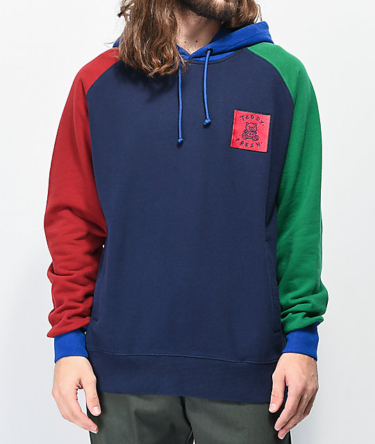 sudadera color block