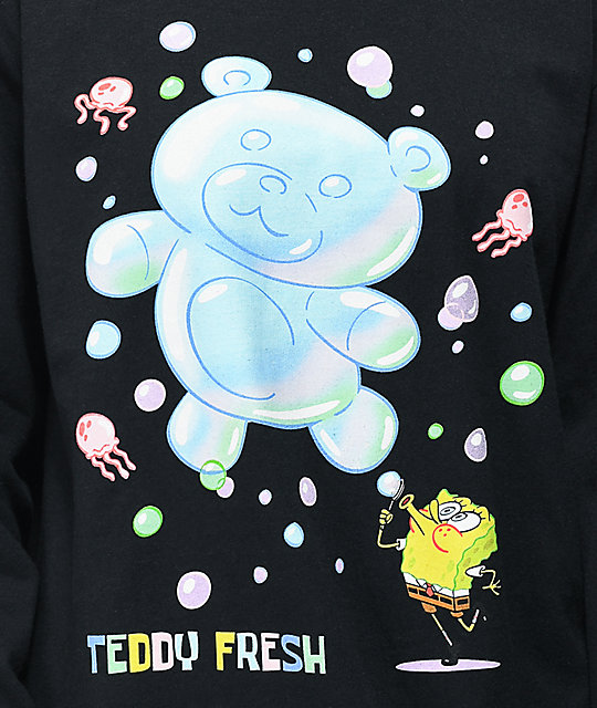 teddy fresh x spongebob shirt