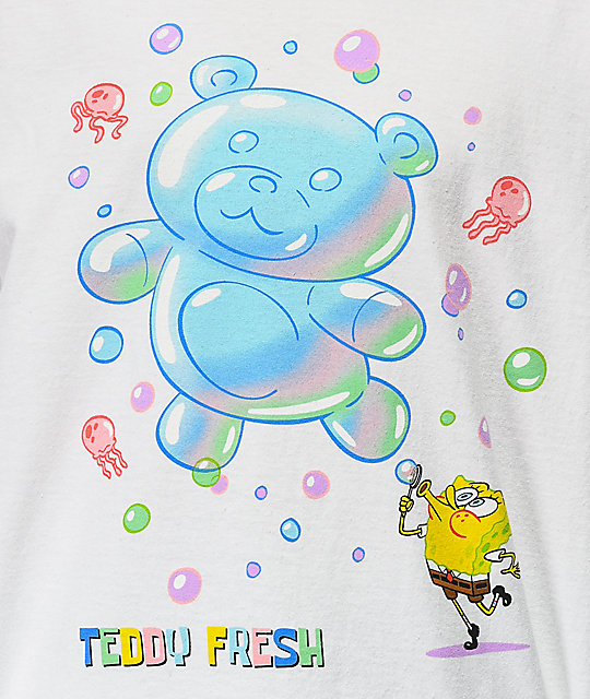 teddy fresh x spongebob shirt