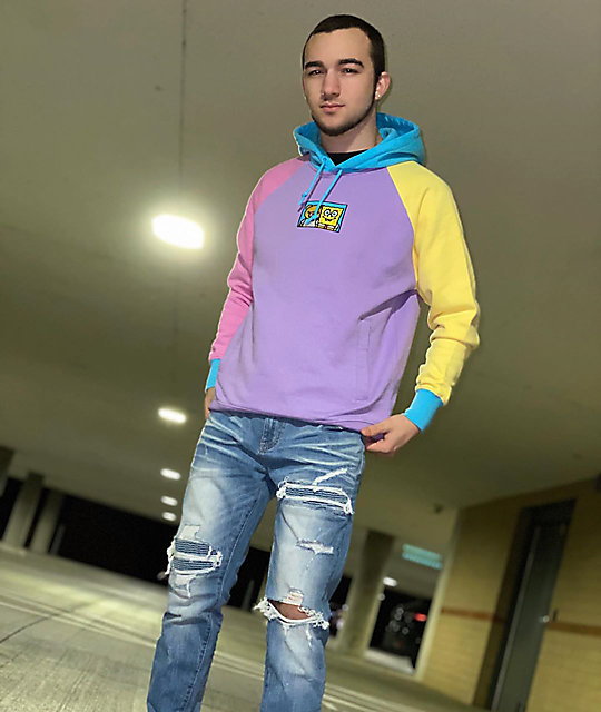 zumiez multi colored hoodie