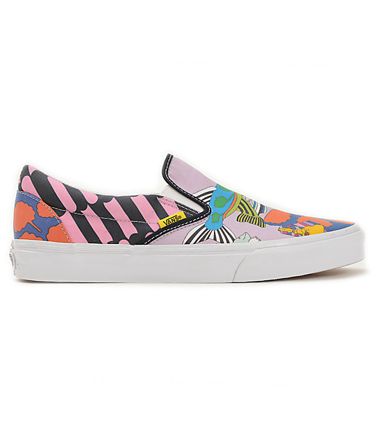 The Beatles X Vans Slip On Yellow Submarine Sea of Monsters Skate Shoes ...