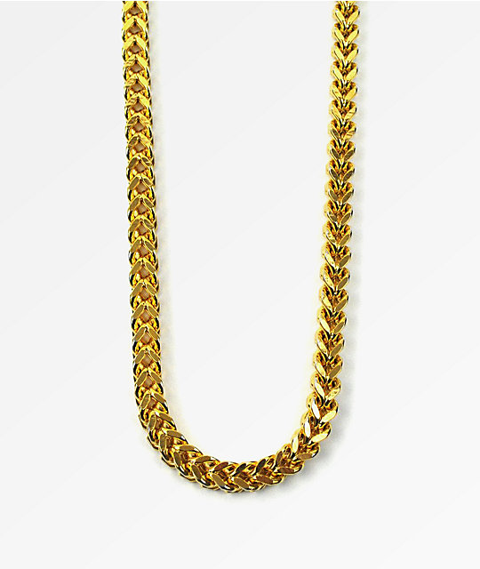 The Gold Gods 4mm Franco Box Gold Chain Zumiez.ca