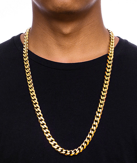 The Gold Gods Franco Box Chain Necklace | Zumiez