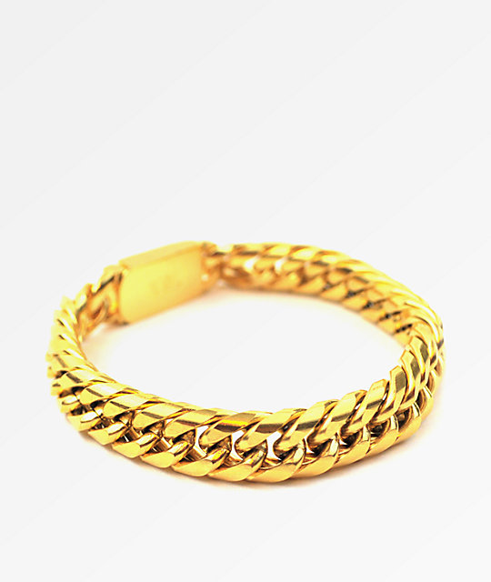 The Gold S Cuban Link Bracelet Zumiez The Gold S Cuban Link Bracelet