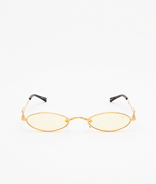 gafas de sol amarillas