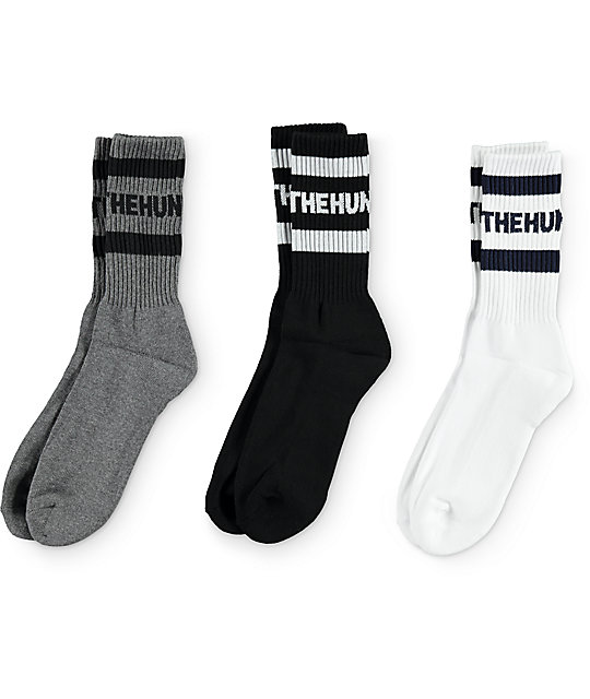 The Hundreds 3 Pack Band Socks | Zumiez