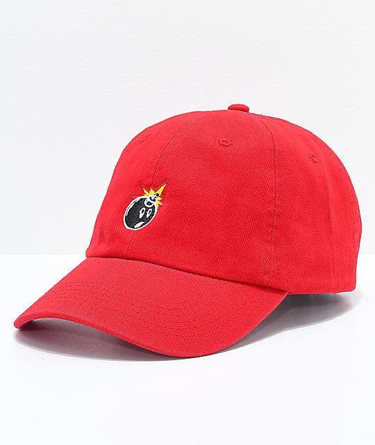 red dad cap