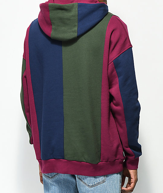 zumiez colorblock hoodie