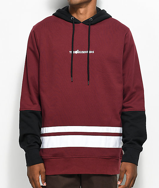 mens hoodie burgundy