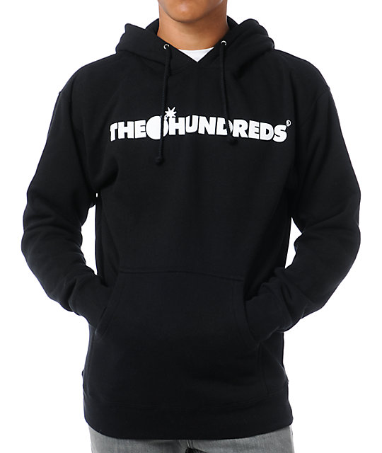 the hundreds black hoodie