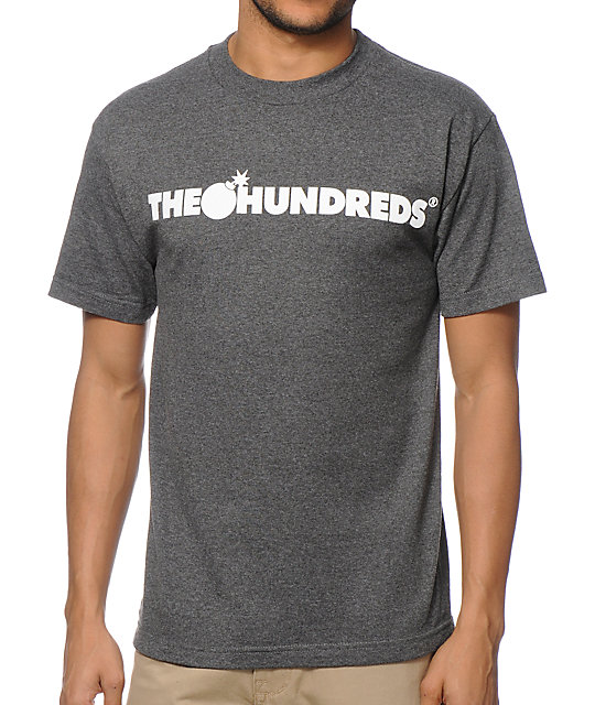 The Hundreds Forever Bar Charcoal T-Shirt | Zumiez