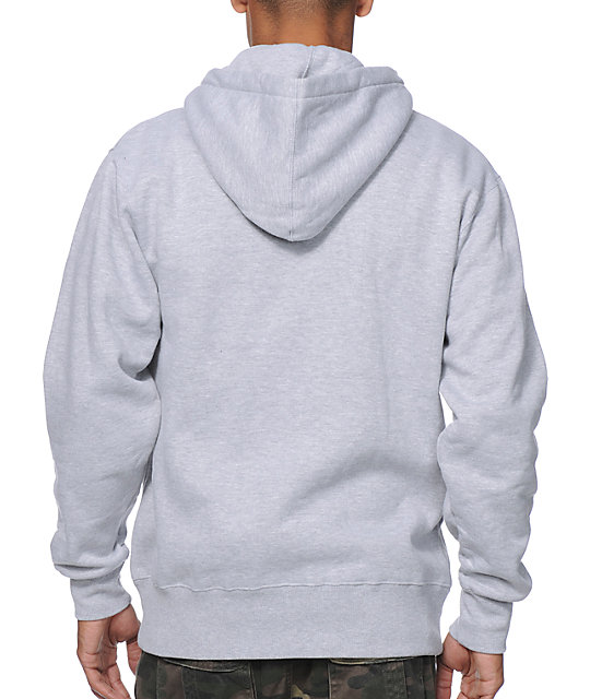 The Hundreds Forever Bar Heather Grey Pullover Hoodie | Zumiez