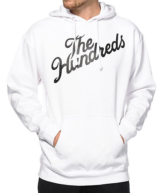 the hundreds hoodie white