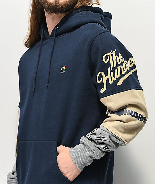 the hundreds hoodie blue