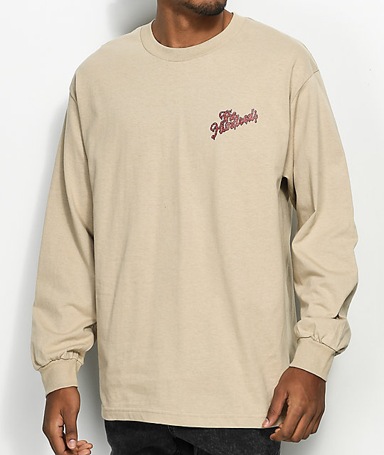 The Hundreds Ooze Slant Tan Long Sleeve T-Shirt | Zumiez