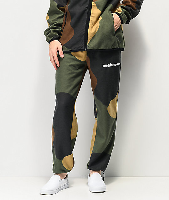 green camo sweatpants