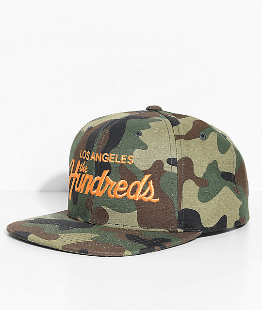 camouflage snapback hat