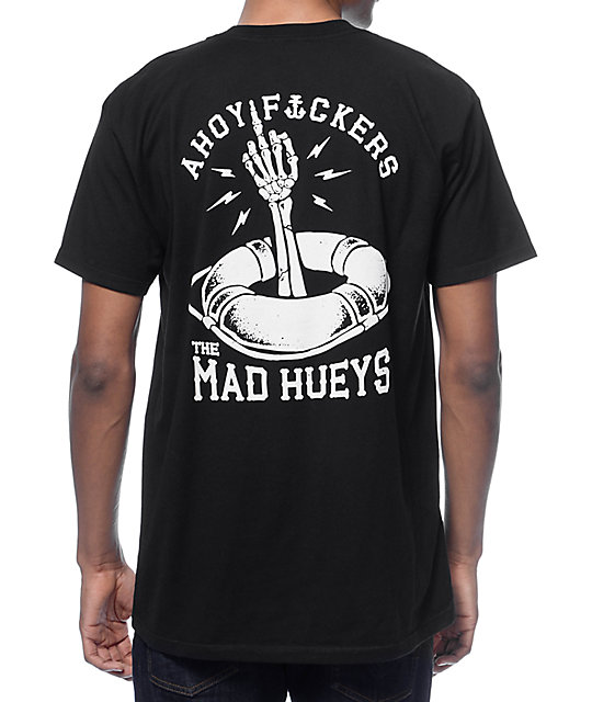 The Mad Hueys Ahoy Saver Black T-Shirt | Zumiez