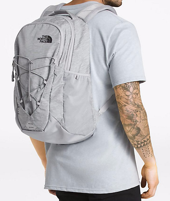 north face jester backpack grey