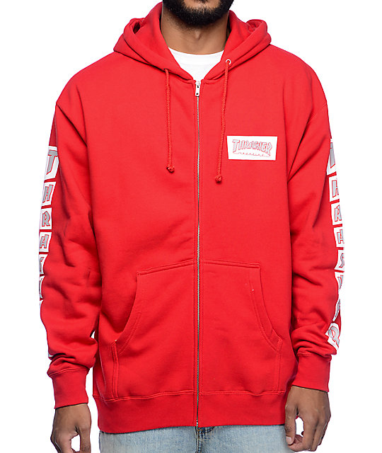 red thrasher top