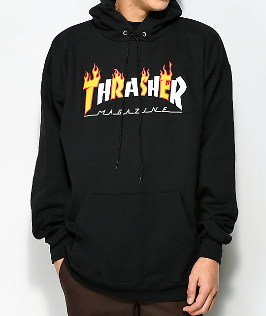 Thrasher Magazine Flame Logo Hoodie