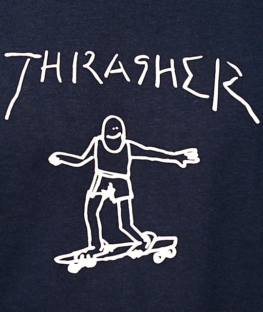 Thrasher Gonz Navy T-Shirt | Zumiez