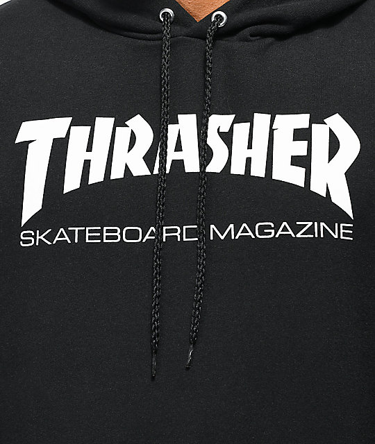 sudadera thrasher negra