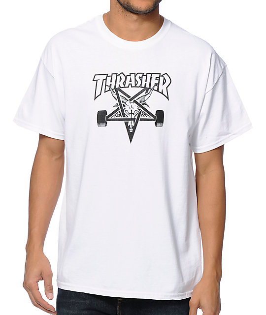 Thrasher Skategoat White T-Shirt | Zumiez