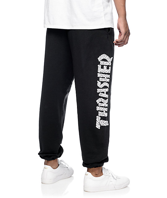 Thrasher Skulls Black Sweatpants | Zumiez