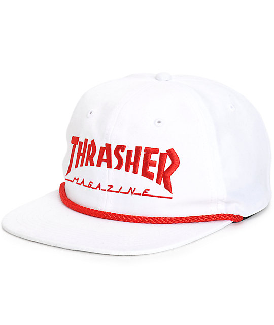 thrasher rope snapback