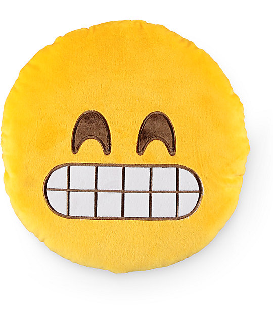 Throwboy Grin Emoji Pillow | Zumiez