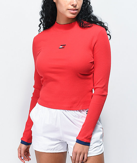 red tommy hilfiger top