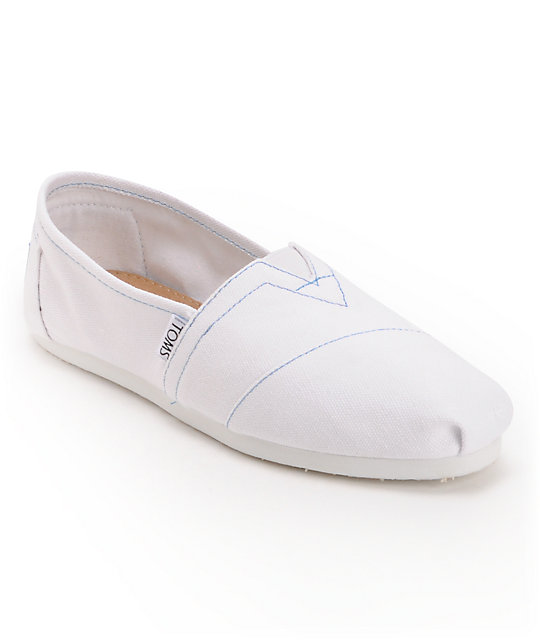 toms white shoes