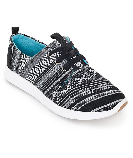 black woven shoes womens