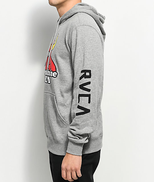 rvca toy machine hoodie