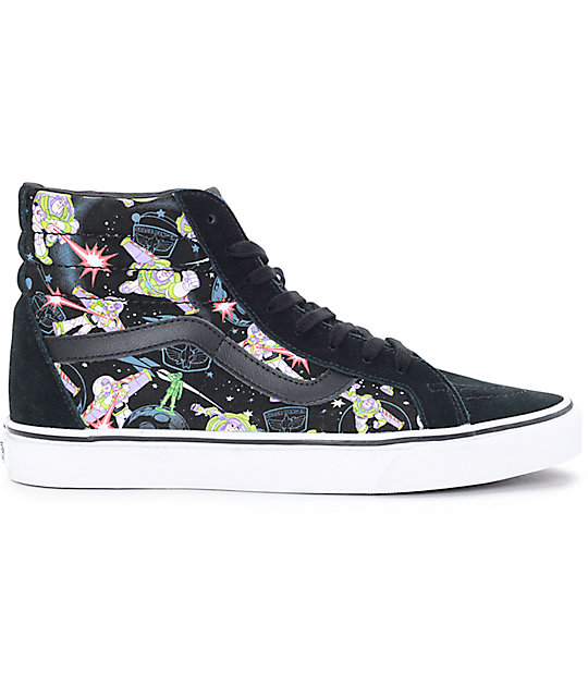 Toy Story x Vans Sk8 Hi Buzz Lightyear Black Shoes | Zumiez