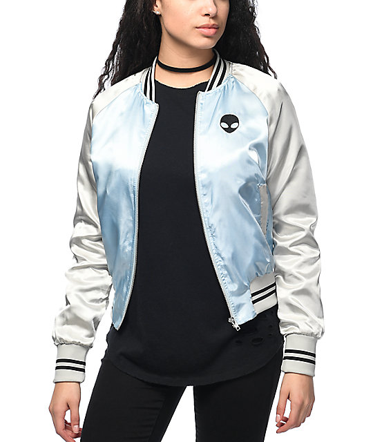 Azul En Chaqueta Y Trillium Bomber Plata Alien Zumiez wRx4F
