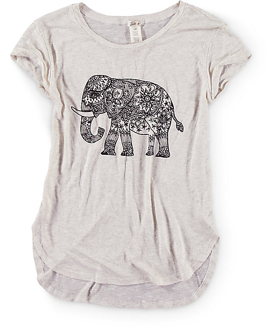 Trillium Elephant Fin Tail Hem T-shirt | Zumiez