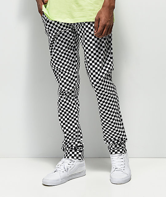 mens checkerboard pants