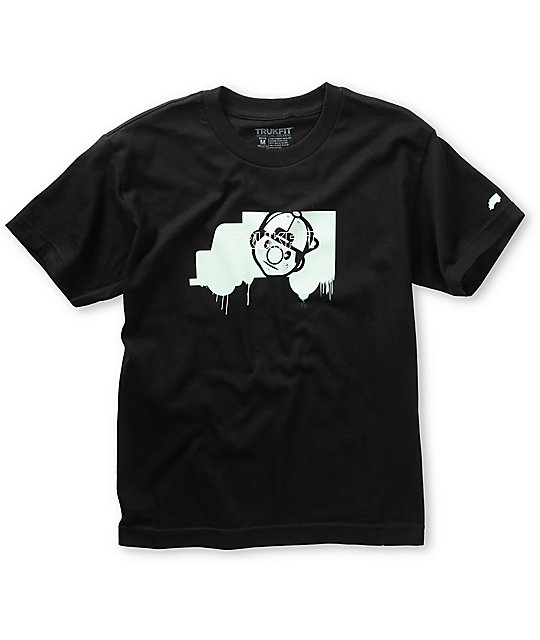 Trukfit Boys Truk Face Black T-Shirt | Zumiez