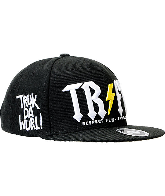 Trukfit TRFT Black Snapback Hat | Zumiez