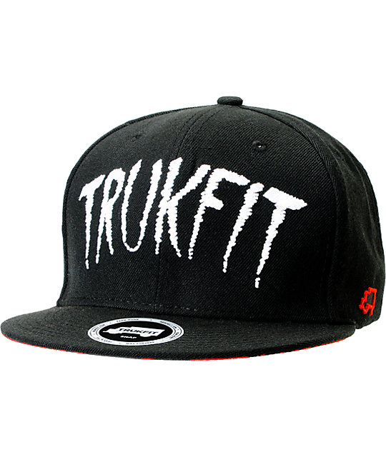 Trukfit Tales From Trukfit Black Snapback Hat | Zumiez